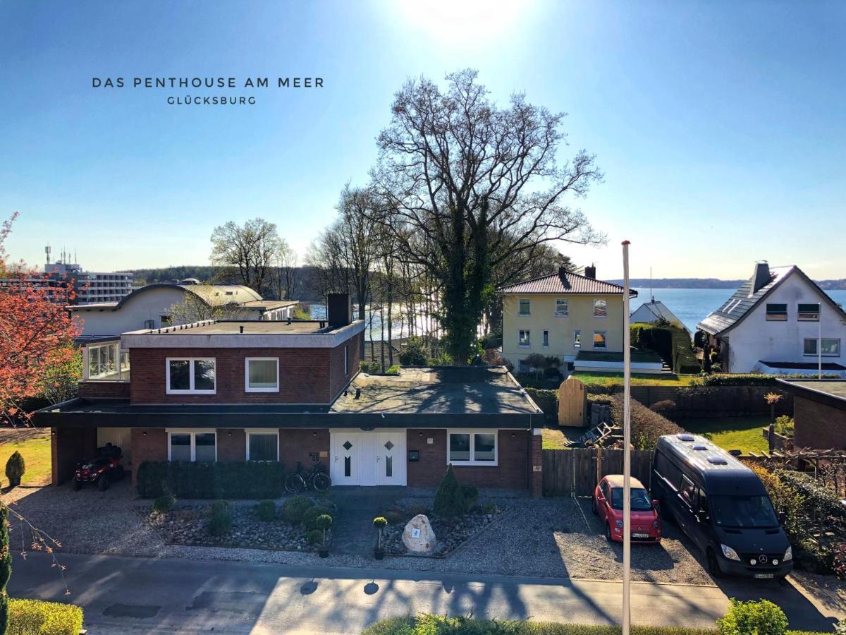 Das Penthouse am Meer - Logenplatz an der Förde - Glücksburg Exterior foto