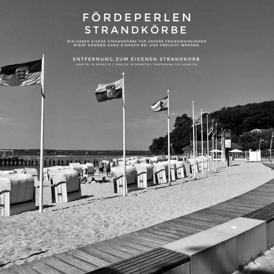 Das Penthouse am Meer - Logenplatz an der Förde - Glücksburg Exterior foto